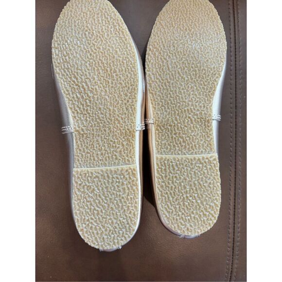 NWOB L’amour gold ballet flats, Sz 2, $78 - Picture 5 of 7